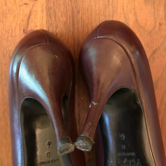 Sigerson Morrison leather pointed toe pumps - Picture 4 of 5